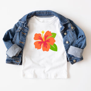 Red Hibiscus Tee