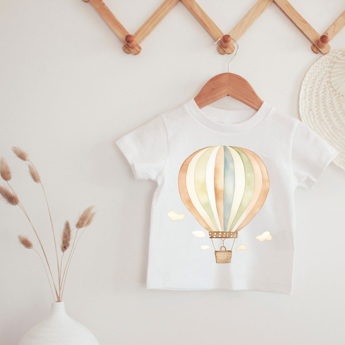 Hot Air Balloon Watercolor Tee