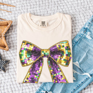 Mardi Gras Bow T-Shirt