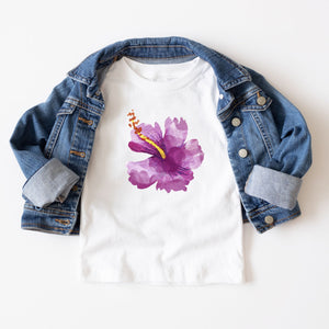 Purple Hibiscus Tee