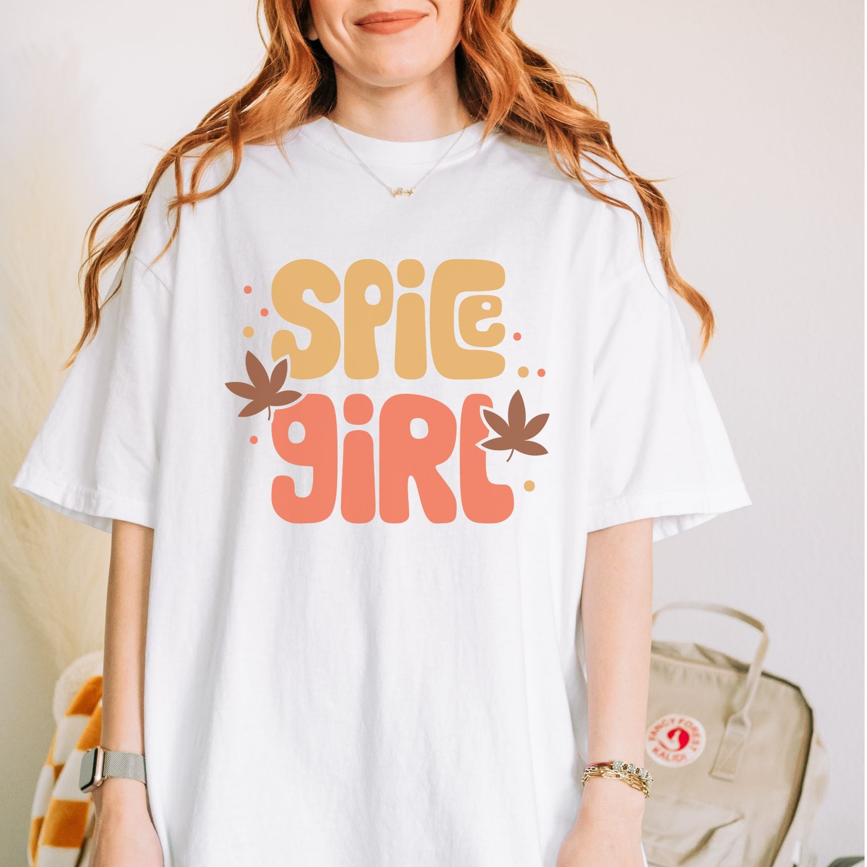 Spice Girl Tee in White - Adult