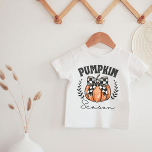 Pumpkin Season Tee on White - Infant/Toddler