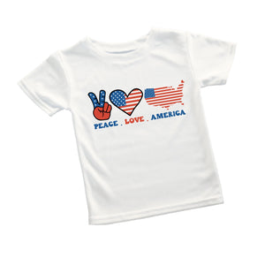 Peace Love America Tee