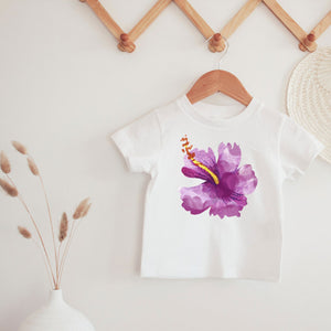 Purple Hibiscus Tee