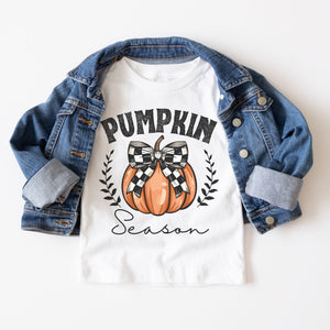 Pumpkin Season Tee on White - Infant/Toddler