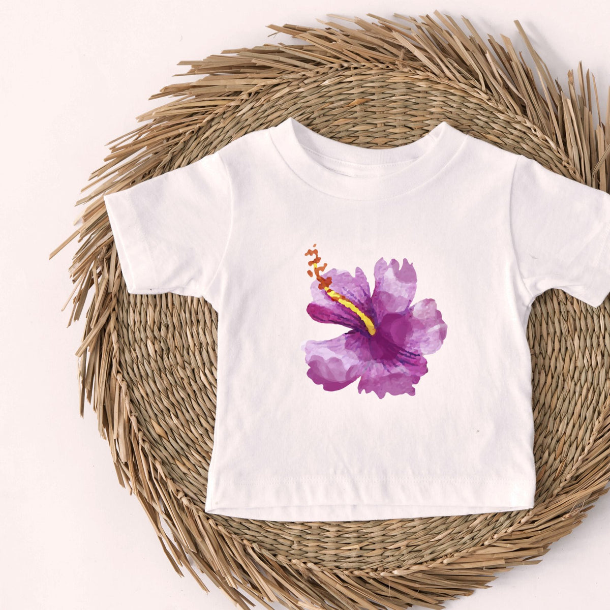 Purple Hibiscus Tee