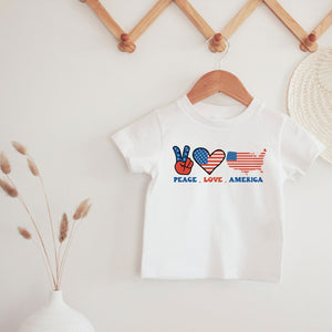 Peace Love America Tee