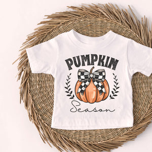 Pumpkin Season Tee on White - Infant/Toddler