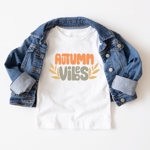 Autumn Vibes Tee on White - Infant/Toddler