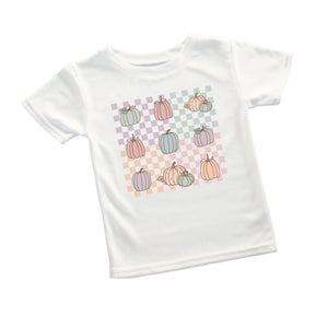 Retro Pumpkins Tee on White - Infant/Toddler