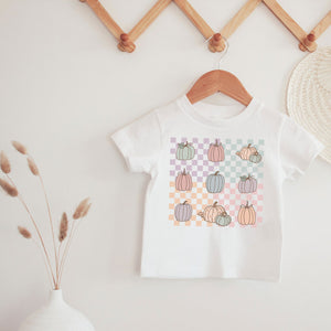 Retro Pumpkins Tee on White - Infant/Toddler