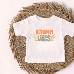 Autumn Vibes Tee on White - Infant/Toddler