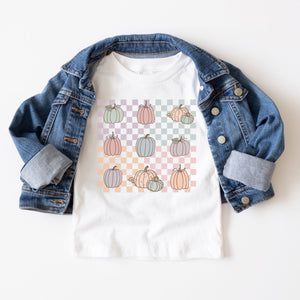 Retro Pumpkins Tee on White - Infant/Toddler