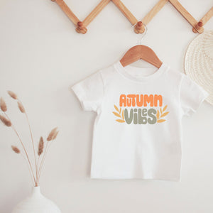 Autumn Vibes Tee on White - Infant/Toddler