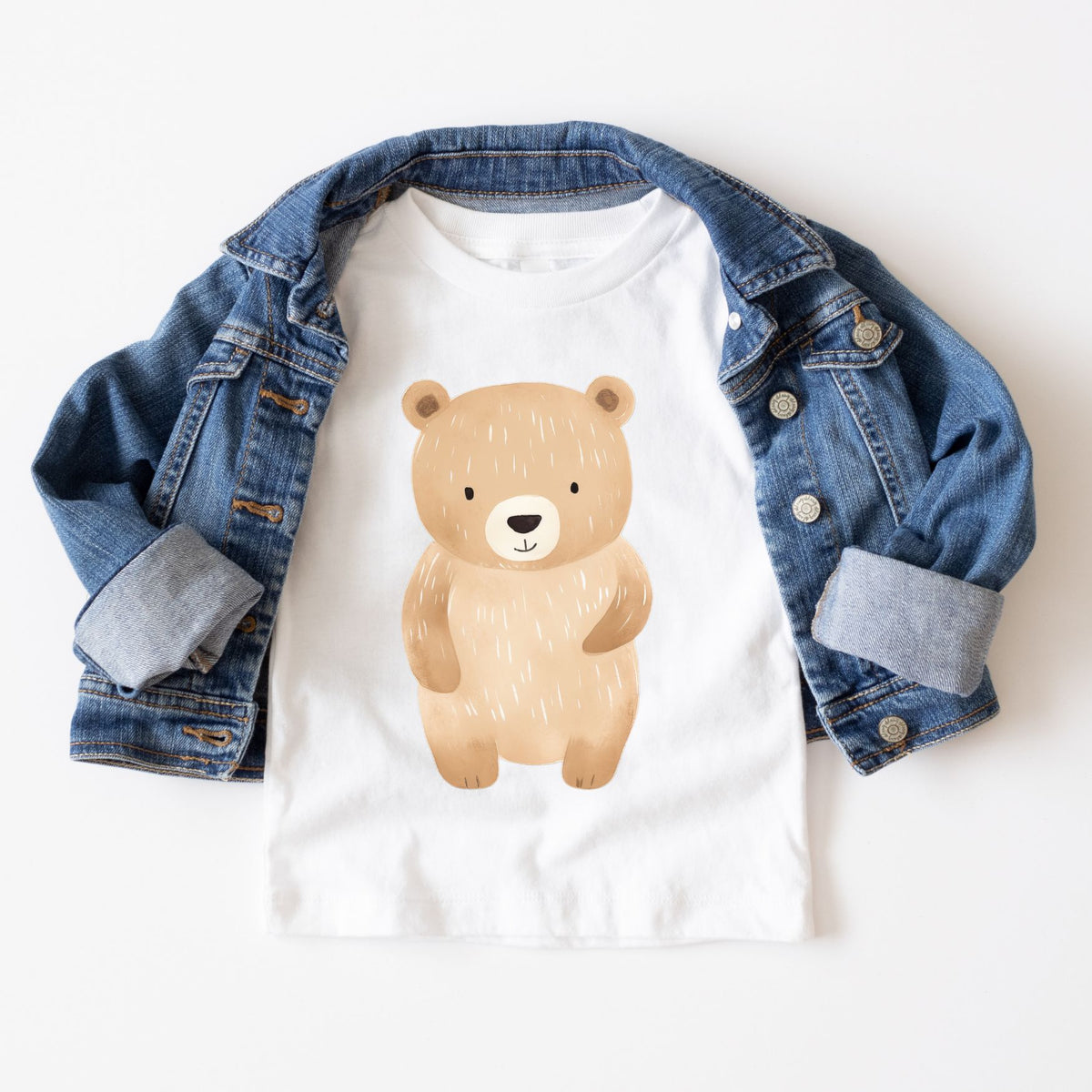 Teddy Bear Watercolor Tee
