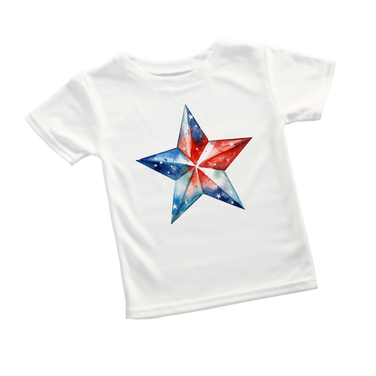 Red White and Blue Star Tee