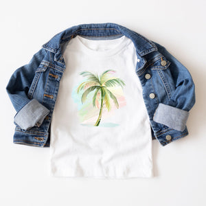 Pastel Palm Tree Tee