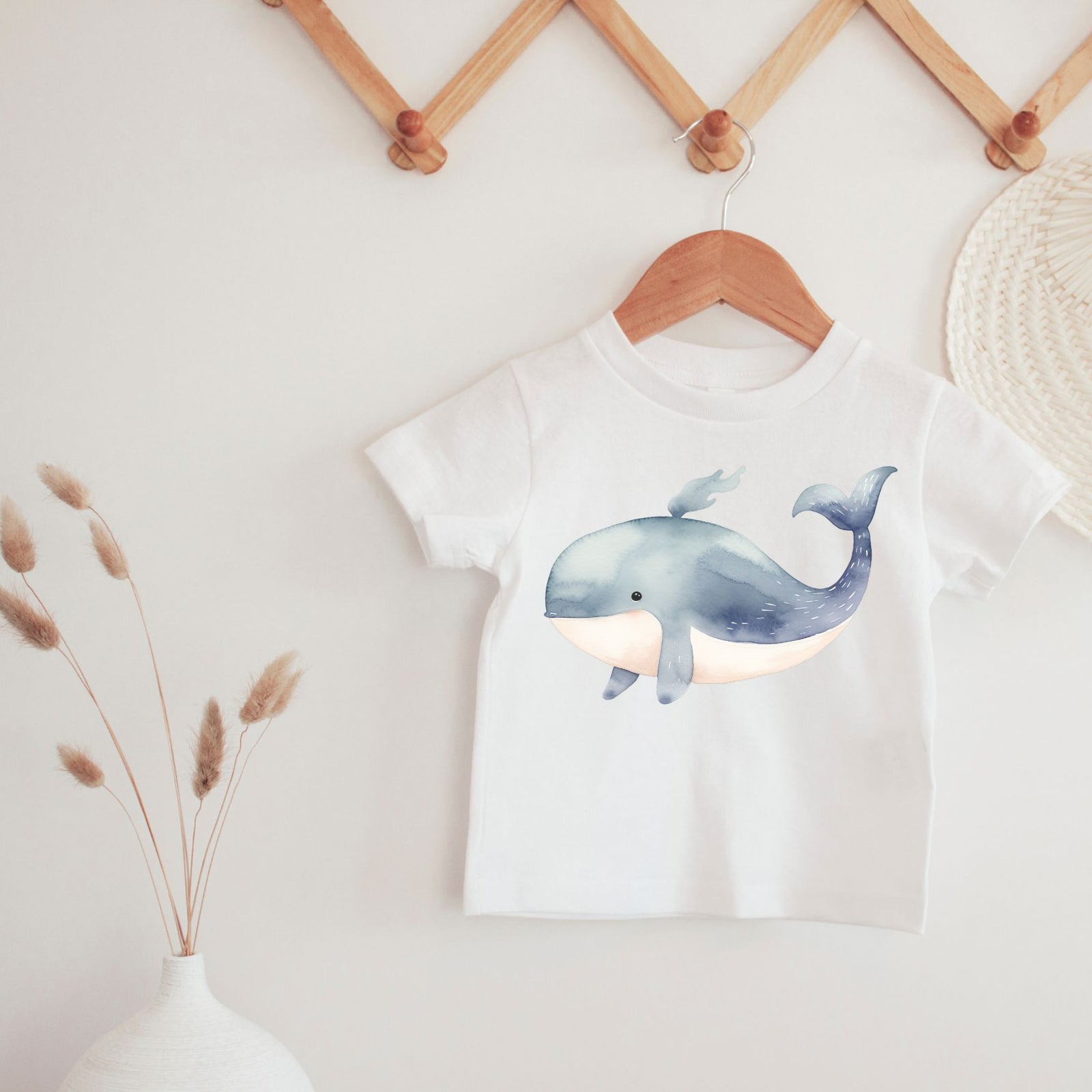 Whale Watercolor Tee