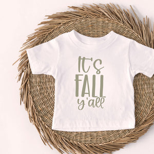 It's Fall Y'all in White - Infant/Toddler