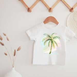 Pastel Palm Tree Tee