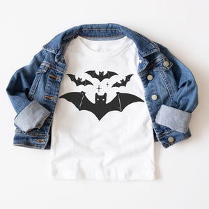 Friendly Bats Tee on White - Infant/Toddler