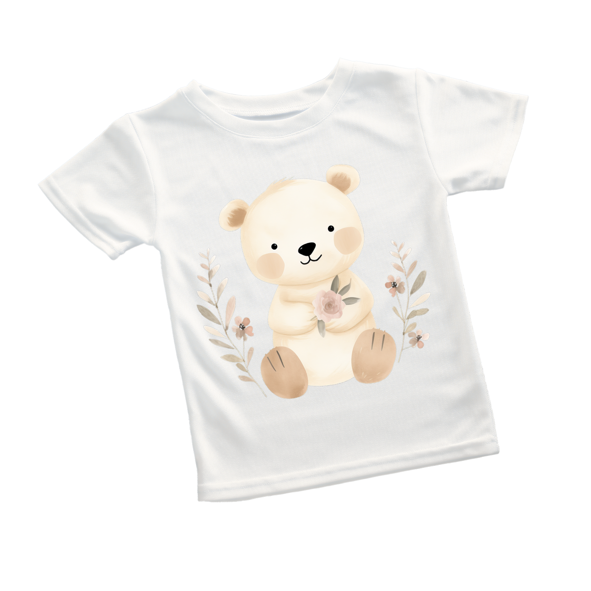 Floral Bear Watercolor Tee