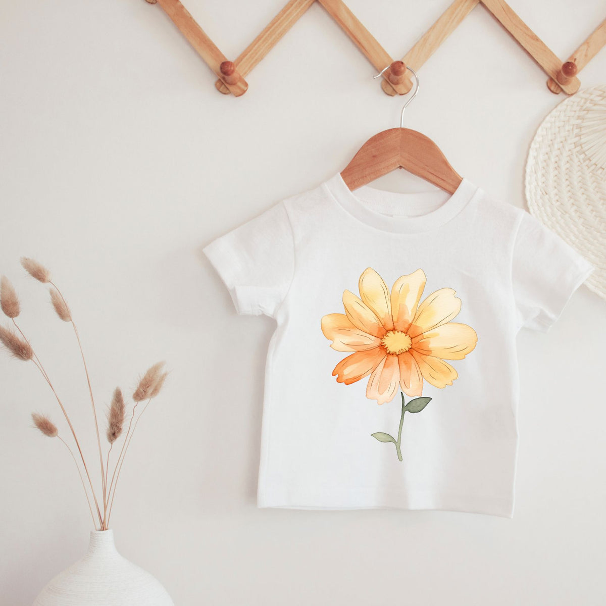 Yellow Flower Watercolor Tee