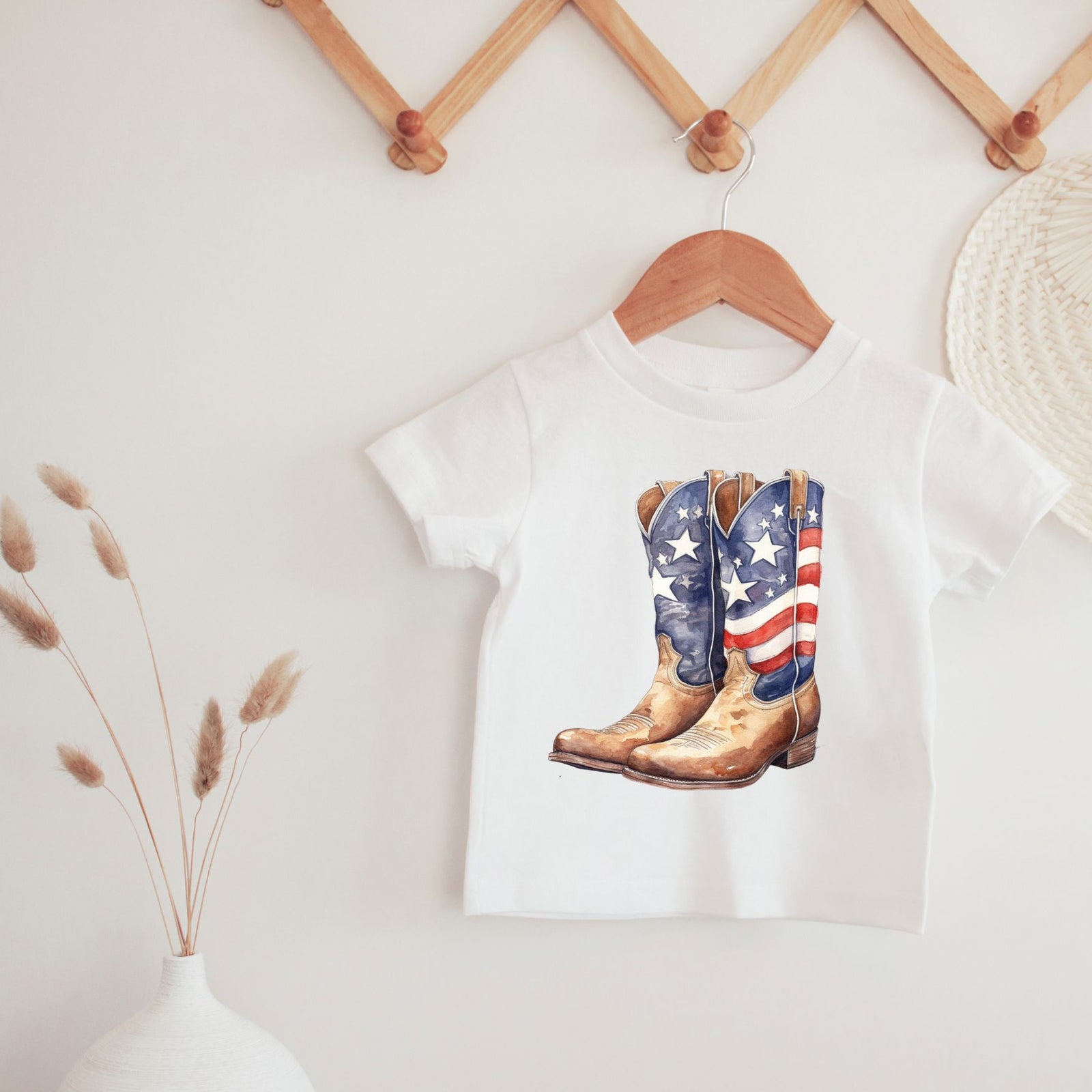 Stars and Stripes Boots Tee