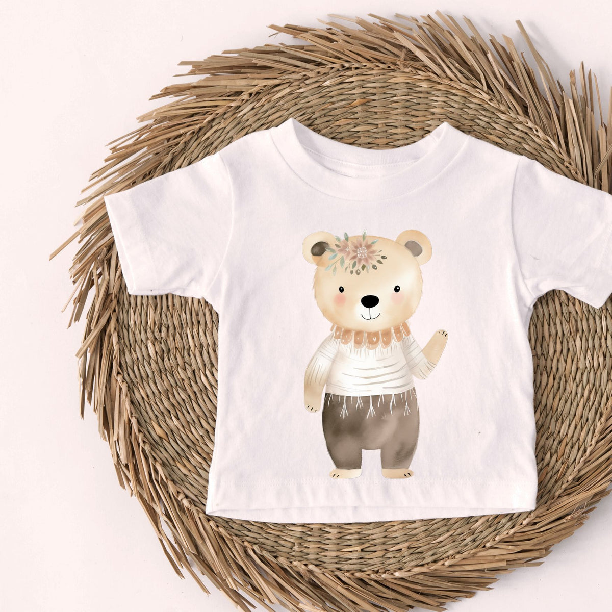 Happy Bear Watercolor Tee