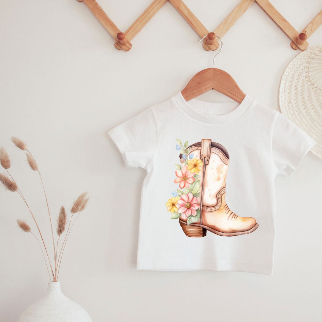 Floral Boot Tee