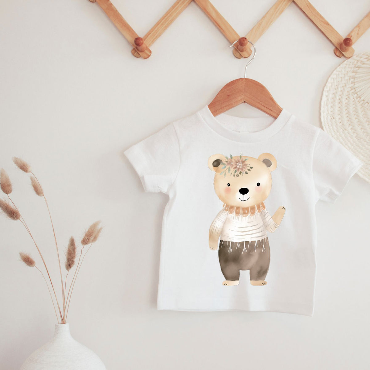 Happy Bear Watercolor Tee