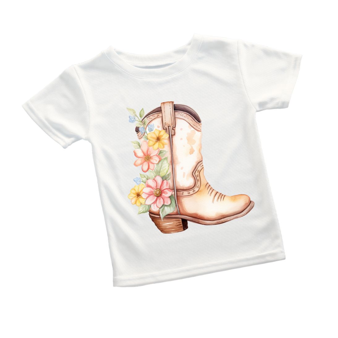 Floral Boot Tee