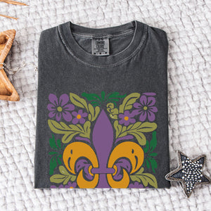 Mardi Gras Floral T-Shirt