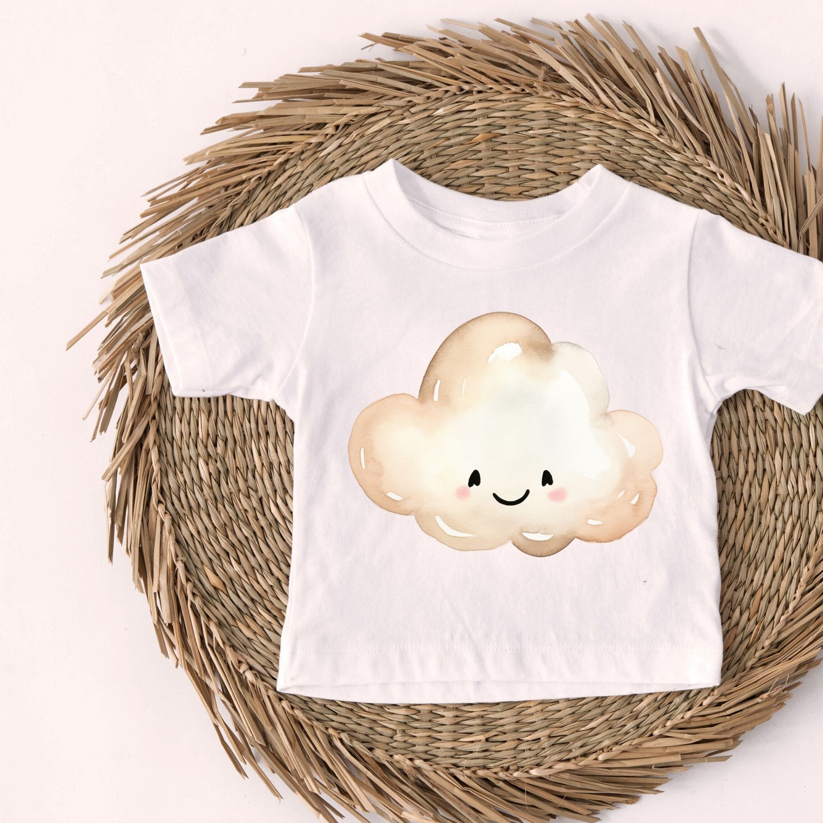 Happy Cloud Watercolor Tee