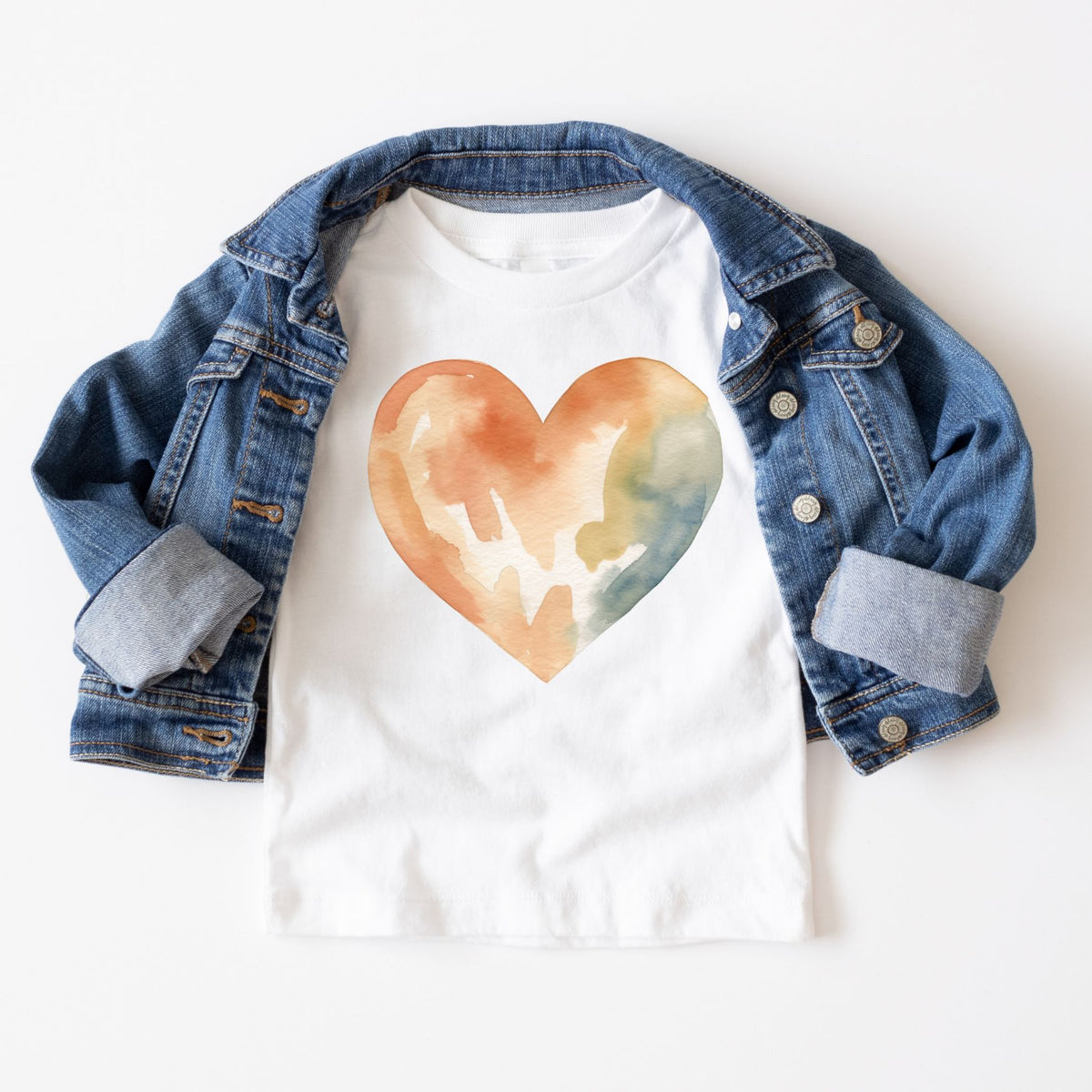 Heart Watercolor Tee