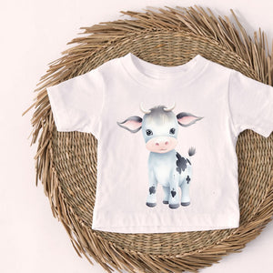 Black and White Cow Tee
