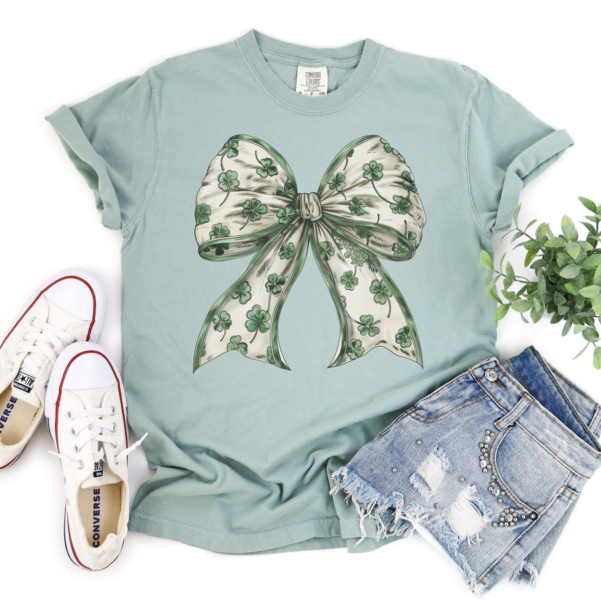 Shamrock Bow Tee