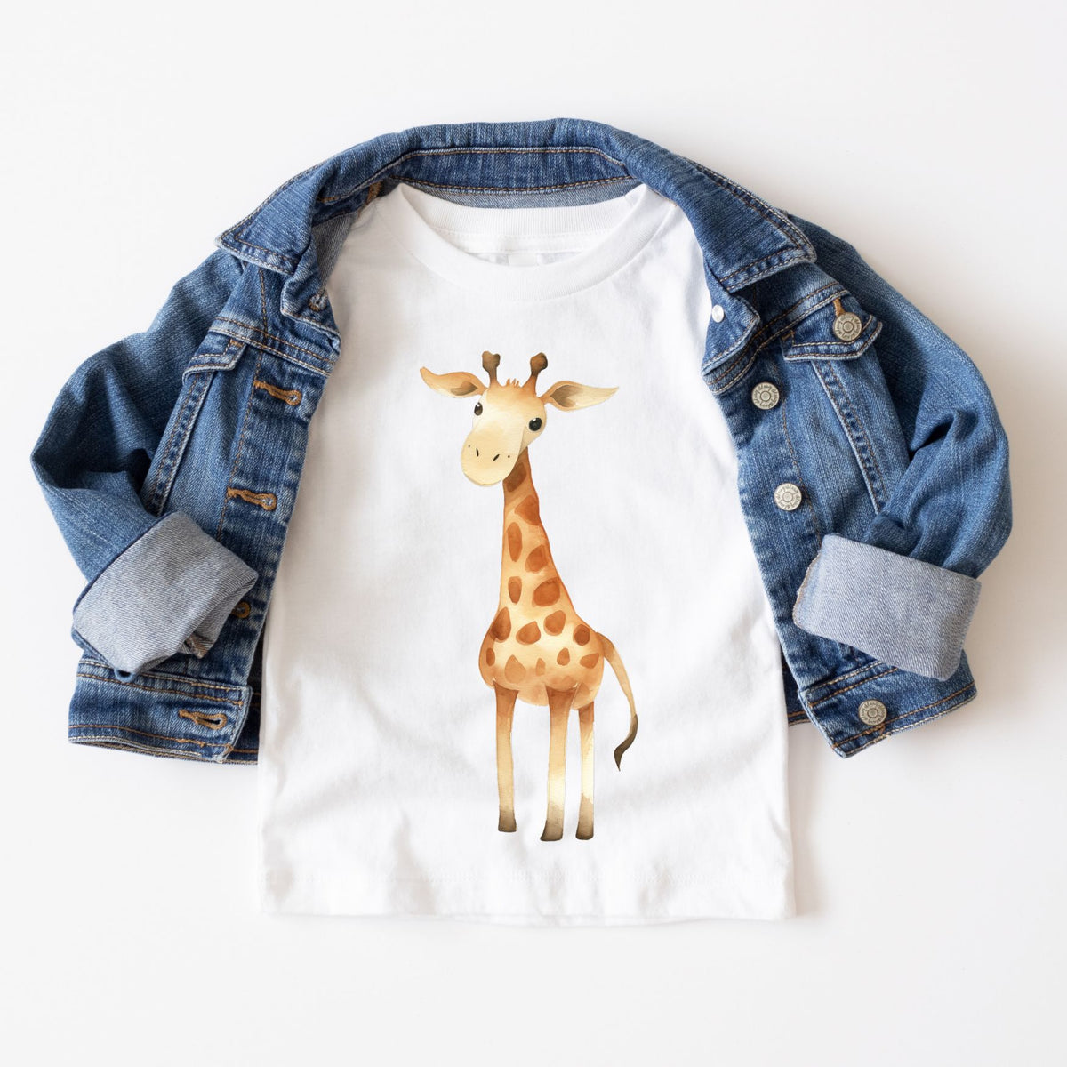 Giraffe Watercolor Tee