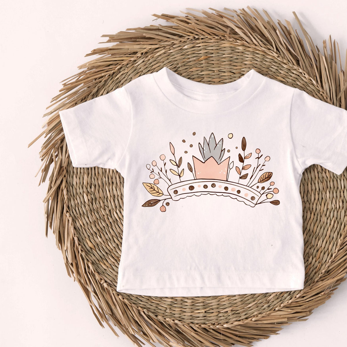 Boho Crown Watercolor Tee