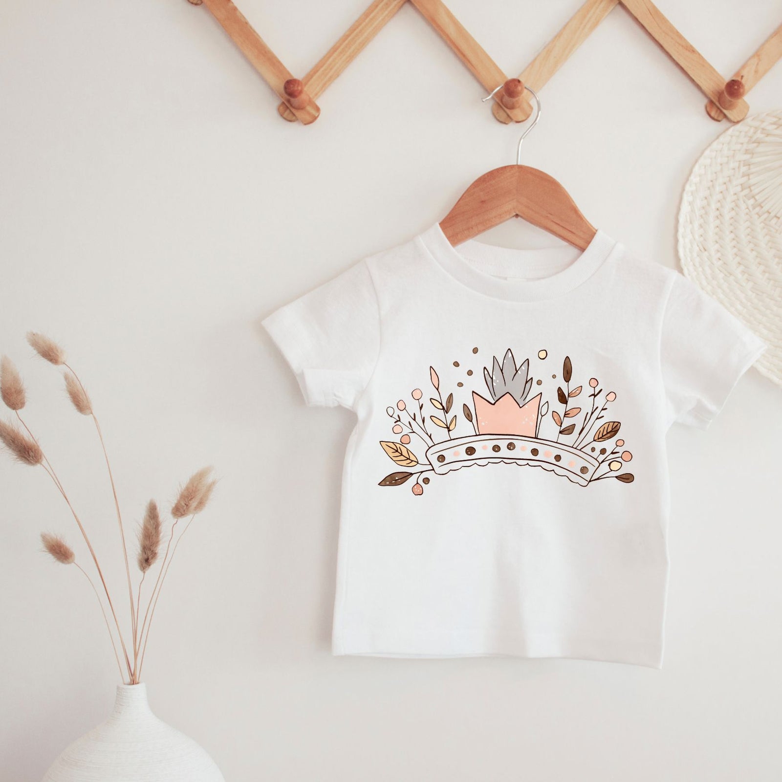 Boho Crown Watercolor Tee