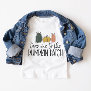 Take Me to the Pumpkin Patch Tee on White - Infant/Toddler