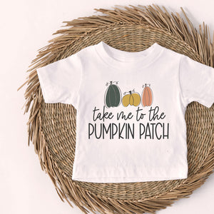 Take Me to the Pumpkin Patch Tee on White - Infant/Toddler