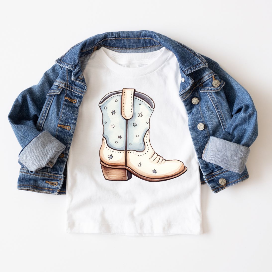 Blue Boot Tee