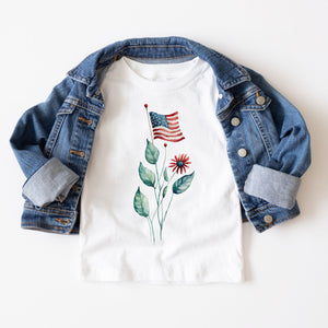 Flags and Flowers Tee