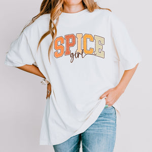 Colorful Spice Girl Tee in White - Adult