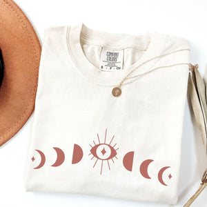 Moon Phases in Dusty Pink Tee