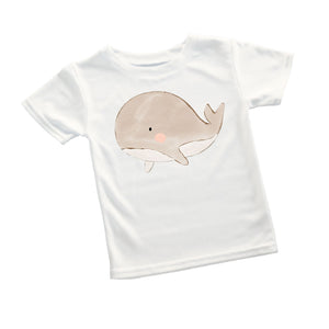 Tan Whale Tee