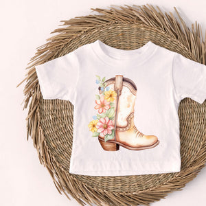 Floral Boot Tee