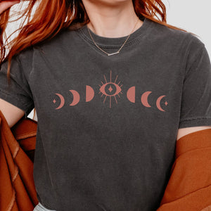 Moon Phases in Dusty Pink Tee