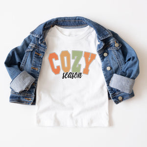 Cozy Season Tee in White - Infant/Toddler